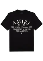 Amiri Arts District Printed Cotton T-shirt - Black - M M