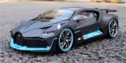 for BBURAGO for Bugatti for Divo sports car Frosted gray 1:18 Truck Pre-built