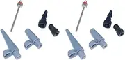 ZEFAL Pack of 2 Inflator Kit - Bicycle Valve Adapter - Set with Valve Adapter for Bicycle Valves Schrader and Presta - Air Pump Adapter - Set of Inflation Adapters