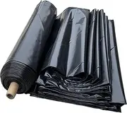 Black Pond Liner 3x4m 4x6m 5x8m 7x10m 8x12m 10x15m Foldable Pond Lining Damp Proof Membrane for Outdoor Ponds, Fountain and Waterfall Flexible Underlay(3x10m(9.8x32.8ft))
