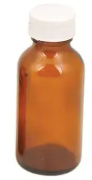 Eisco Labs 100ml Amber Reagent Bottle with Screw Cap