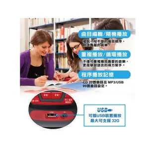 聲寶 AK-W1804UL 手提CD/MP3/USB音響【聖家家電舘】