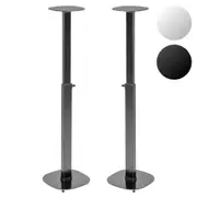 RAXX SSU68 Universal Height Adjustable Speaker Stands Pair