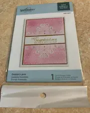 Spellbinders Cut & Emboss in One Pass with Dotted Lace Folder CEF-007