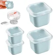 Ice Molds - Ice Block Maker Mold with Lid,4X Easy Release Reusable Silicone Moulds for Home Freezer Bar Coffee Drinks Outdoor Events