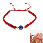 Evil Eye Red String Kabbalah Bracelet Nazar Mati Bead Good Luck Protection