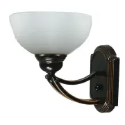 Houston Wall Light, Bronze