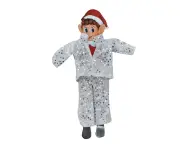 Christmas Elves Behaving Badly Elf Outfit - Sequin Outfit/Silver