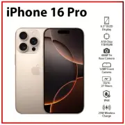 Apple iPhone 16 Pro 8GB+1TB DESERT TITANIUM Dual SIM Unlocked iOS Mobile Phone