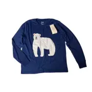 Leveret Kids Pajama Top 12 Blue NWT
