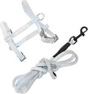 Happyyami Elegant Adjustable Cat Vest with Leash Kittens Breathable for Outdoor Activities and Everyday Walks