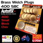 New Small Block Chev 400 Brass Welch Welsh Freeze Core Plug Set Gallery Kit
