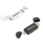 Micro Usb Otg To Usb 2.0 Adapter Sd Tf Micro Card Reader For Pc Mobile Phone