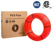 EFIELD 1/2" x 300ft Red Pex Tubing/Pipe Pex-B Potable Water NSF Certified