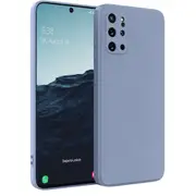 MCC For Samsung Galaxy S20+ Plus Soft Liquid Silicone Shockproof Case Cover G985 [Grey Purple]