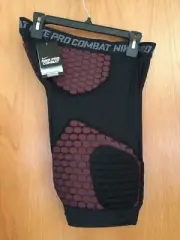 NIKE Pro Combat 5-Padded Compression SHORTS Black 411019-011 U.S Men Sz. XXL $80