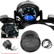 Digital Motorcycle Speedometer Tachometer Gauge Meter Universal Fit For Harley -