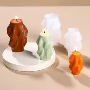 Irregular Geometric Shape Candle Mold Silicone DIY Plaster Home Decoration