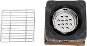 Japanese Charcoal Grill Multi Functional Fast Heating Mini Portable Barbecue Stove Hibachi Grill Bbq Plate Household Barbecue Tools (16.5x14.5cm / 6.5x5.7in)