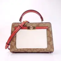 在飛比找momo購物網優惠-【COACH】Coach Mini Lane Top Han