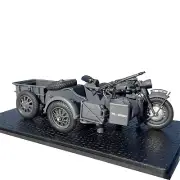 1/24 Scale Plastic German WWII R75 Panzerfaust 30 Motorcycle Souvenir Display