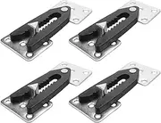 Oidnvay Sectional Couch Connector, 4 Pcs Metal Sofa Joint Snap Alligator Style Sectional Couch Connector Sofa Connector