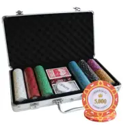MRC POKER 300pcs MONTE CARLO POKER ROOM POKER CHIPS SET ALUMINUM CASE