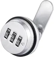 3 Digital Code Combination Cam Lock Furniture Post Mail Box Cabinet Locker Safe Sliver