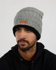 [Lucid] Lucid Men's Pursuit Beanie Hat in Grey One Size Grey