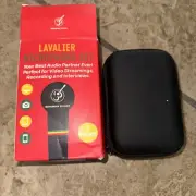 Lavalier Microphone Wireless Audio Video Recording Mini Mic For streaming
