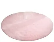 Plush Round Shag Rug Ultra Soft Fluffy Carpet for Children’s Bedroom Decor