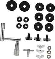 ifundom 23pcs Drum Set Cushions Professional Drum Cymbal Felt Pads Non Slip Felt Pads for Cymbals Useful Drum Kit Accessories for Enhanced Performance and Protection