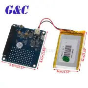UPS HAT Board 2500mAh Lithium Battery For Raspberry Pi3 Model B/Pi 2B/B+/A+ A2TM