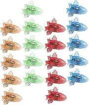 ORFOFE 20pcs Pull Back Airplanes Transparent Cartoon Planes for Lightweight for Indoor Outdoor Play for Parties and Celebrations Random Color