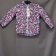 New Cat & Jack Unicorn Softshell Jacket 4T Wind Rain Resistant Hooded Coat