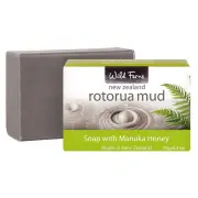 Wild Ferns Rotorua Mud Soap with Manuka Honey Wrapped 125g