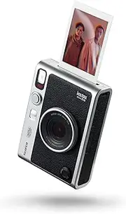 Instax Fujifilm Mini EVO Instant Camera, Black