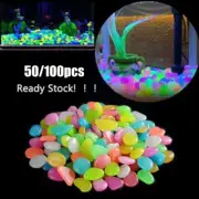 Glow in the Dark Pebbles for Whimsical Garden Landscapes Mixed Color & Green