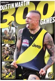 Huge 590mm DUSTIN MARTIN RICHMOND TIGERS FOOTBALL CHAMPION TEAM PLAYER POSTER,2