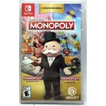 <譜蕾兒電玩>(全新)NS 地產大亨 1 + 瘋樂 中文版 (一代無中文) MONOPOLY