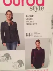 Burda Sewing Pattern 7033 Ladies Misses Jacket Size 18-28 Uncut