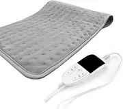 Heating Pad, Electric Heat Pad for Back, Neck, Shoulder, Gifts for Women Men Mom Dad Grandma Grandpa, Mothers Day, Fathers Day, 5 Heat Settings Auto-Off