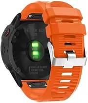 [BKUANE] 26mm Sport Silicone Bracelet For Garmin Fenix 5X Plus 6X Pro 7X 3 3HR Quick Release Easyfit Watch Band D2/Tactix Delta Strap