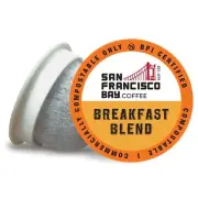 San Francisco Bay Compostable Coffee Pods - Breakfast 80 Count (Pack of 1)