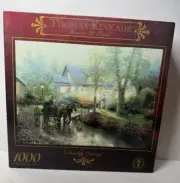 Thomas Kinkade “A Sunday Outing” 1000 Piece Puzzle - Beautiful Scene - Sealed!