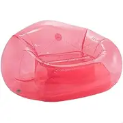 Intex Transparent Pink Beanless Bag Chair, 137 x 127 x 74 cm Size