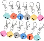 JOINPAYA 12Pcs Decorative Pet Collar Bells Multi Function Hanging Bells for Cats Dogs DIY Craft Accessories for Pet Collars and Home Random Colors