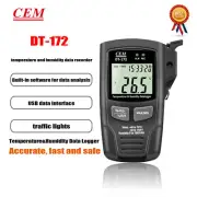 DT-172 Temperature Humidity Hygrometer Data Logger with Display Monitor #
