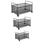 Rolling Book Cart Under Desk Dormitory Storage Bin for Bag Craft Daily Items