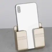 Paste Wall Mounted Mobile Phone Holder Punch Free Storage Box TV Remote Control